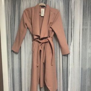 Belted Water Fall Coat! NEWW